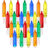 50 Pcs Christmas Mini Replacement Light Bulbs Christmas Tree Lights Incandescent Wire String Lights Replacement Bulbs Fo