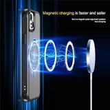 Compatible With Iphone 15 Plus Case With Invisible Magnetic O-Ring Stand Military-Grade Translucent Case For Iphone 15 Plus 6.7" [Compatible With Mag-Safe][Great Grip Feeling], Black