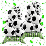 2Pcs Soccer Balloons Party Decorations - 59 Inch Large Standing Soccer Balloon - Sports Balloons for Soccers Birthday Party Decorations Supplies - World Cup Soccer Theme Decor
