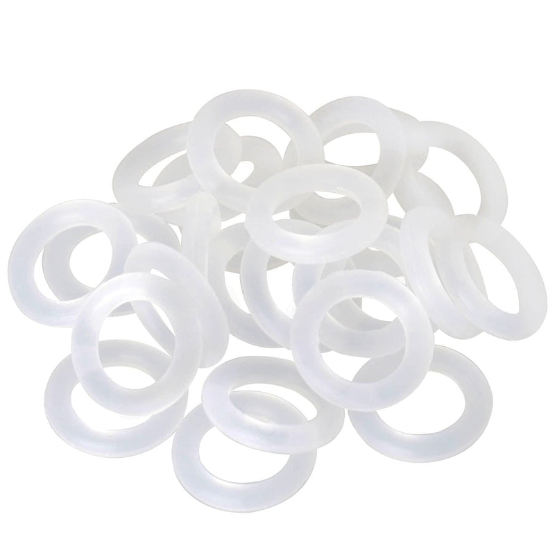 150Pcs Rubber O-Ring Switch Dampeners Keycap 8X5X1.5Mm Clear White Cherry Mx S