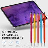 15-Pack 2-in-1 Stylus & Ballpoint Pens for Touchscreens Phones Tablets Kindle