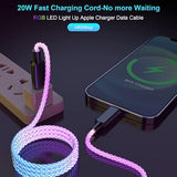 Apple 20W Fast Charging Led Lightning Cable - 3Ft Mfi Certified Usb To Lightning Data Sync Cable For Iphone Carplay