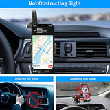 14'' Gooseneck Car Phone Holder,Heavy Duty Phone Holder For Truck, [Flexibile Long Arm] [Anti Shake Stabilizer]Windshield Car Phone Mount Suction Cup,Fit For Iphone, Samsung &Other Cellphone