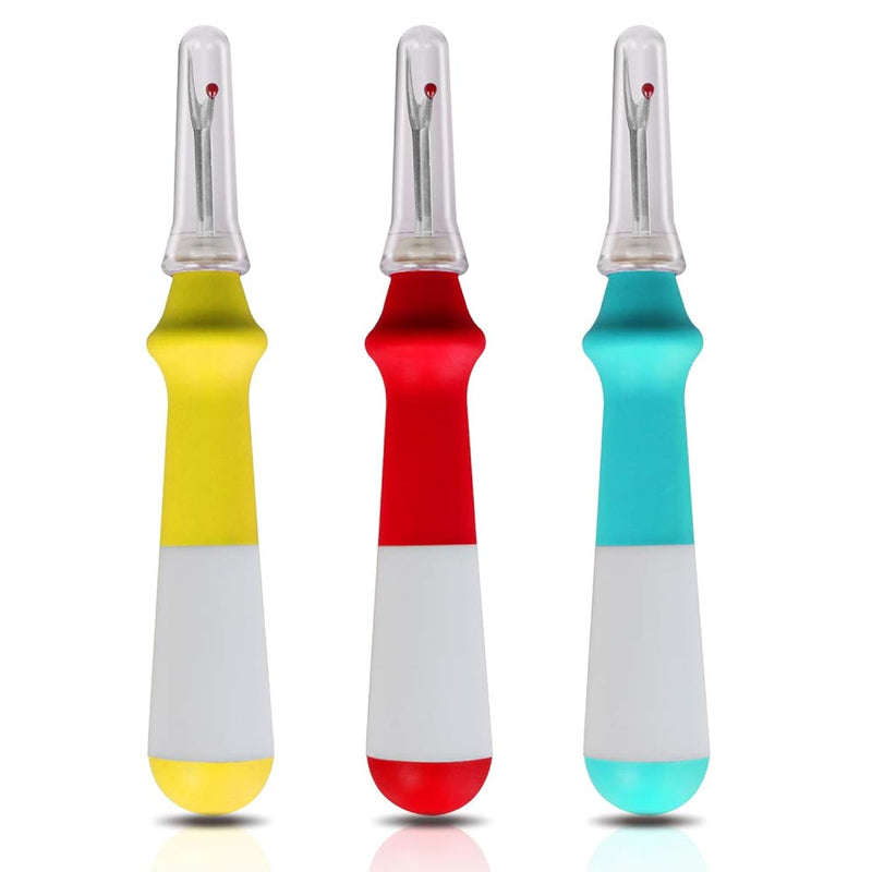 3 Piece Large Seam Ripper, Seam Rippers For Sewing, Colorful Handy Stitch Remo