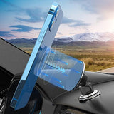 Magnetic Car Mount Metal Plates 4-Pack with 3M Adhesive Black & Silver
