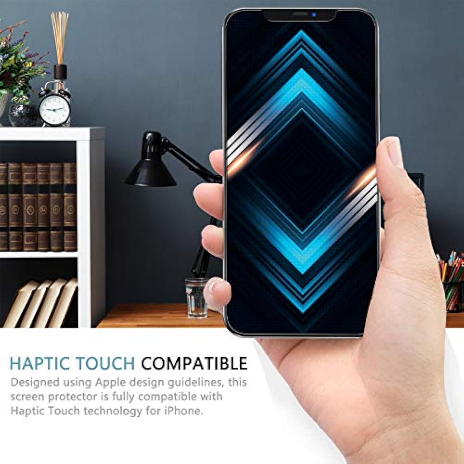 3 Pack iPhone 12/12 Pro Privacy Screen Protector, 9H Tempered Glass, Anti-Spy