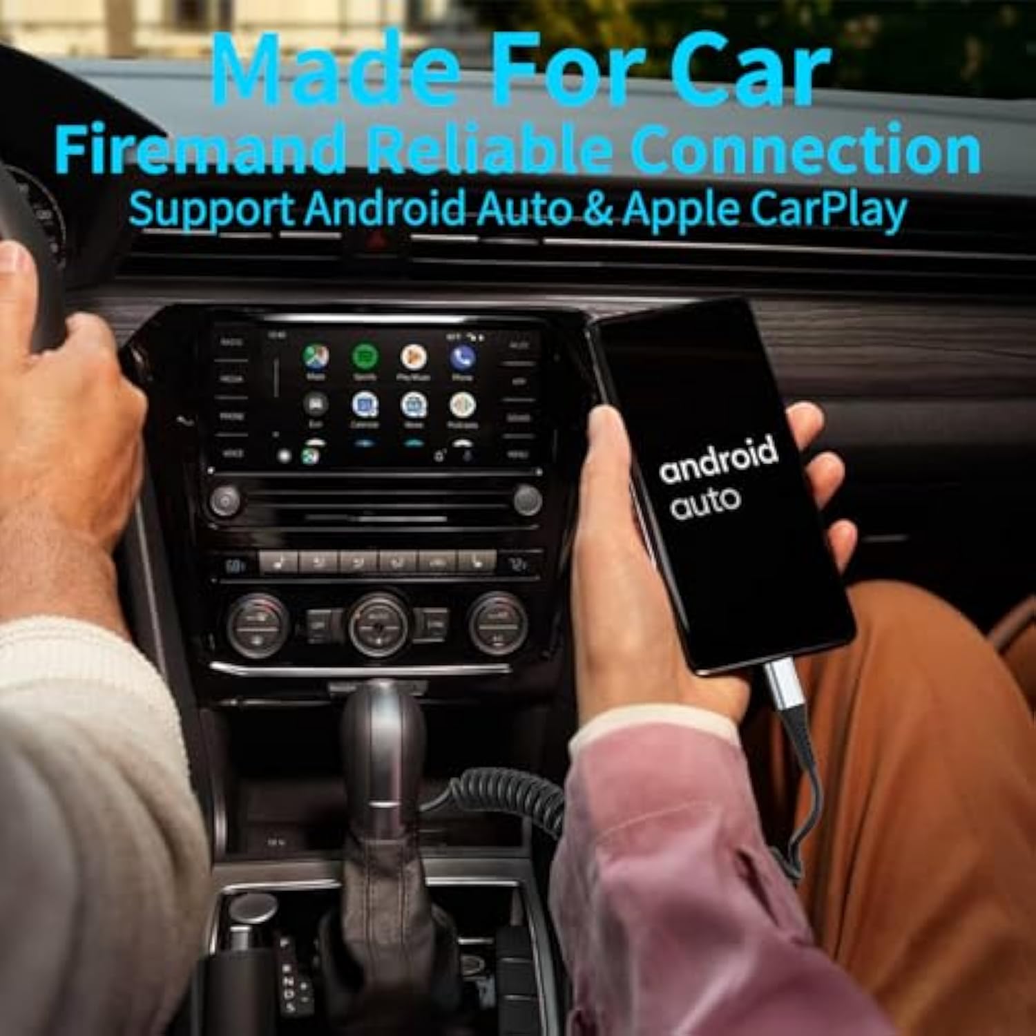 Coiled Usb C Cable 2 Pack, 3Ft Usb To Usb-C Cable For Car, Android Auto Coiled Usbc Carplay Cord, 3A Retractable Usb C Cord Fast Charging For Iphone 16 15 Pro Max, Samsung Galaxy S24 S23 S22 S21