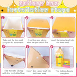 Welcome Back To School Decorations 4Pcs Big Pencil Boxes For First Day Of School Classroom Decorations New Term Begins Party Supplies