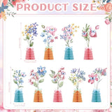 9 Pcs Wildflowers Honeycomb Centerpieces Wildflower Party Supplies Spring Summer Wildflower Theme Table Centerpieces For Wedding Little Wildflower Baby Shower Decorations (Wildflower)