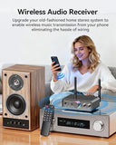 Bluetooth 5.3 Audio Transmitter Receiver for TV Home Stereo, high-Fidelity Wireless Bluetooth Low-Latency and HD Audio Adapter, Supporting USB, RCA,