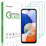 (3 Pack) Compatible For Samsung Galaxy A14 5G / Galaxy A14 Screen Protector Tempered Glass, Touch Sensitive,Case Friendly, 9H Hardness