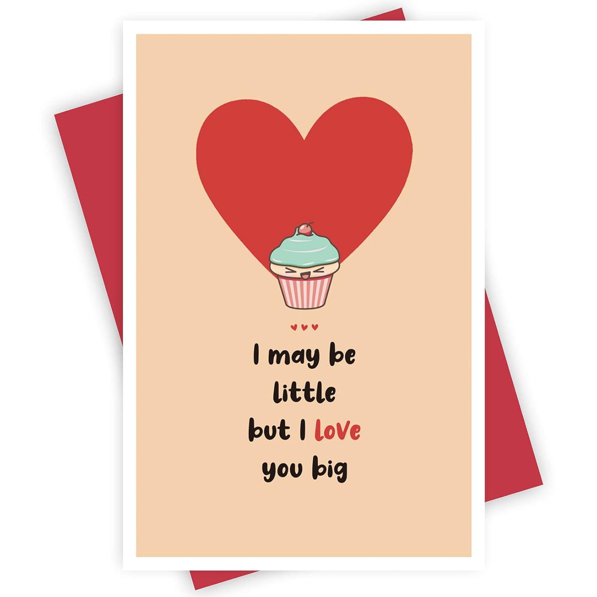 Sweet Card For New Mom New Dad From Baby, Cute Mother'S Day Father'S Day Card, I Love You Big