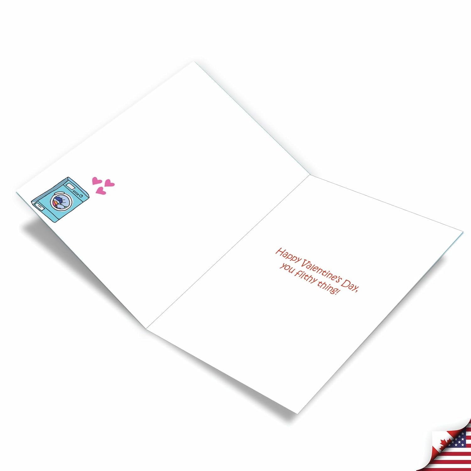 Jumbo Funny Valentine'S Day Greeting Card 8.5 X 11 Inch With Envelope (1 Pack) Oversize Jumbo Laundry Humor J9205Vdg