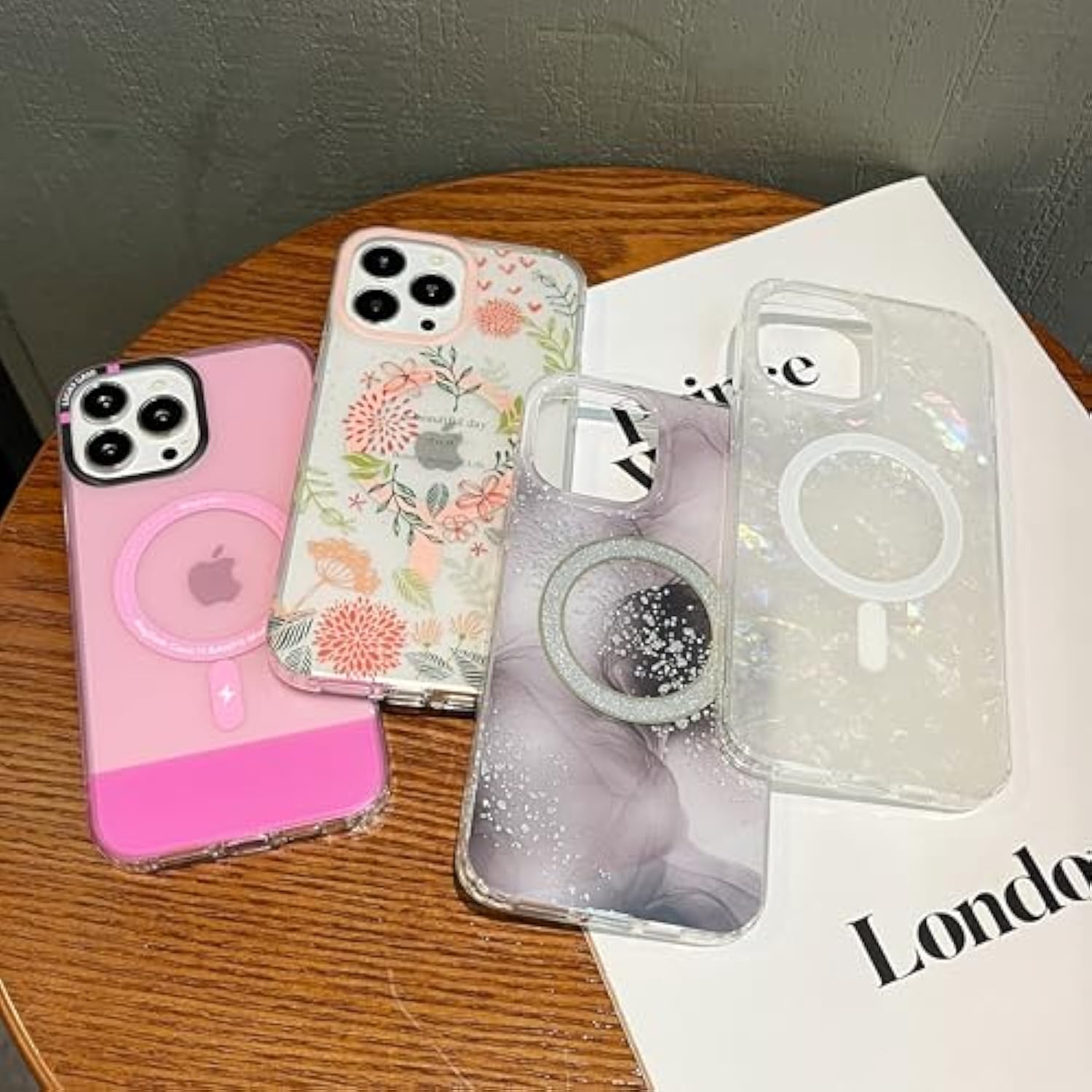 Valentine's Day Gift iPhone 13 Pro Max Clear Case for Her