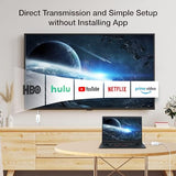 EZCast Wireless Display Transmitter & Receiver Kit, Type-C & HDMI Transmitters with Wireless Receiver, Plug & Play Screen Casting for Laptop/PC to