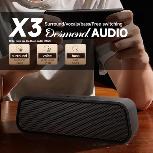 ipx5 5.04 Bluetooth Portable Speaker, Outdoor Sports, Indoor Computer Desktop Speaker, Long Battery Life and Short Charging time, can be Carried