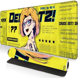 Large Gaming Mouse Pad 31.5 X 11.8 Inches Xxl Extended For Mouse And Keyboard Non-Slip And Water Resistant Surface With Anime Cute Girl Design Cyberpunk Ideal For Competitive Gaming League