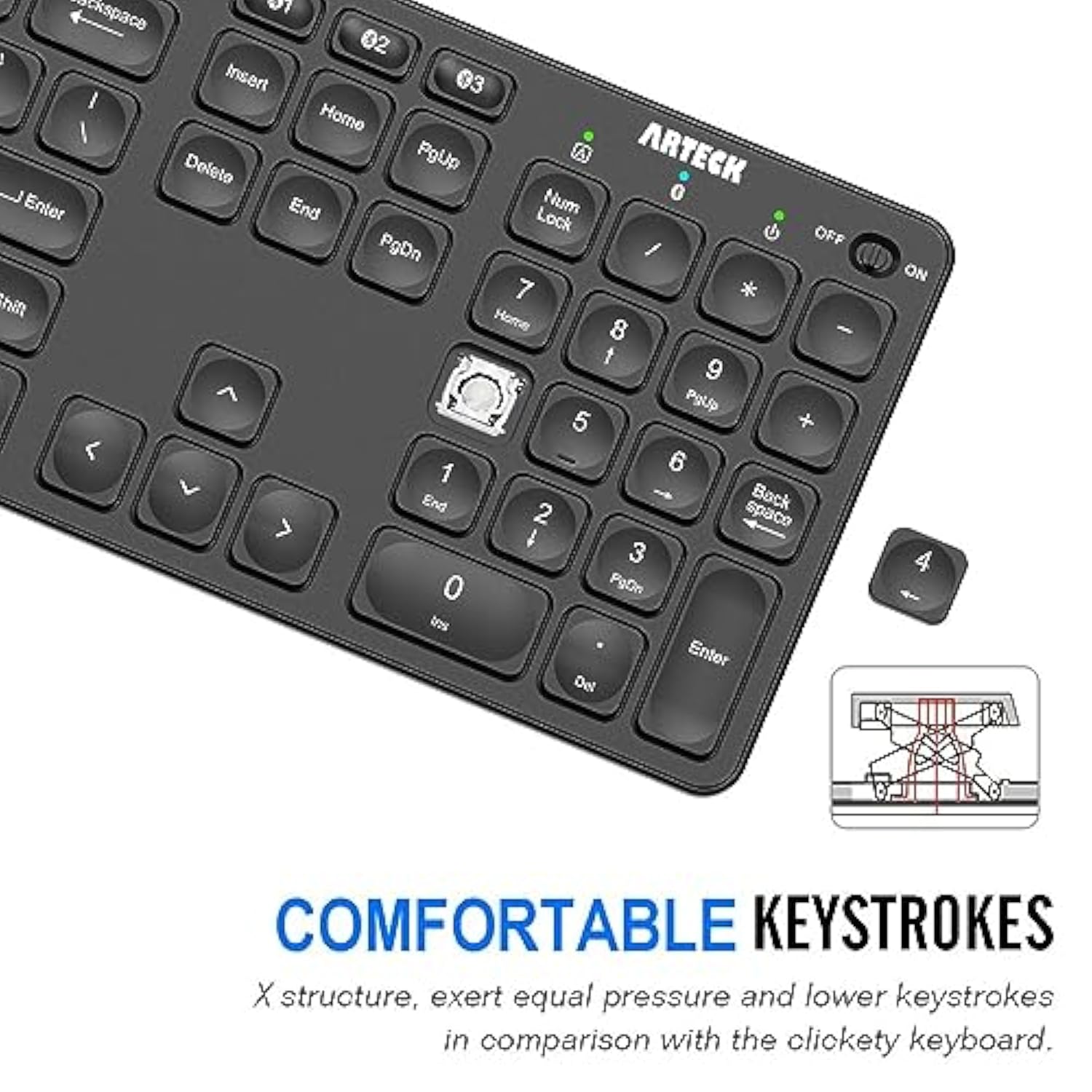 Universal Backlit 7-Colors & Adjustable Brightness Multi-Device Full Size Wire