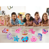20 Packs Bulk Ocean Animal Classroom Students Prize, Mini Sea Creature Holiday Party Favors