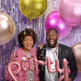 4D Round Balloons - Pack Of 6 | Valentine'S Day Red Foil Balloons - 22