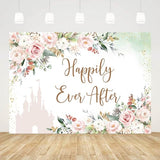 7x5ft Happily Ever After Decorations Backdrop for Bridal Shower