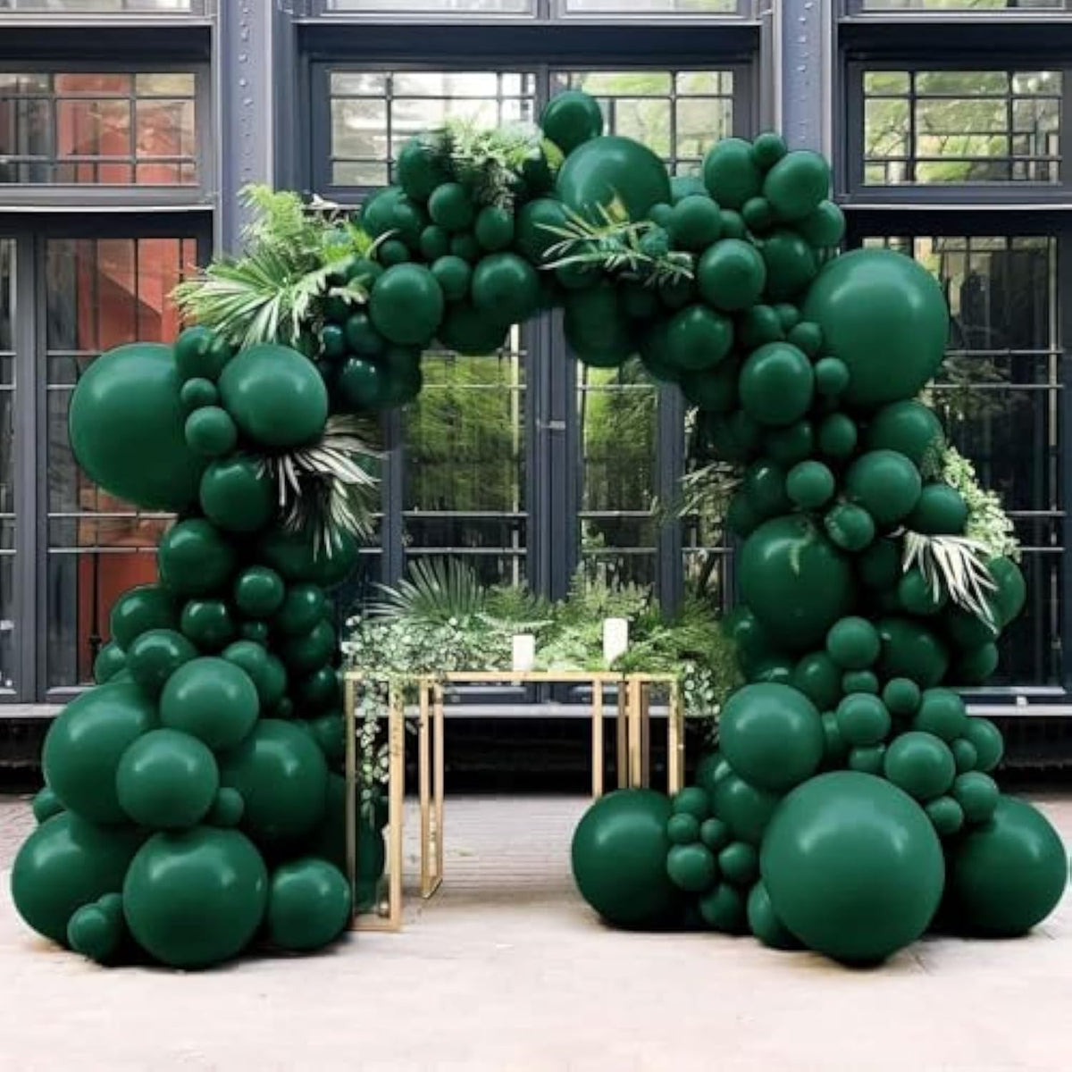 Emerald Green Balloon Garland Arch Kit for Birthday, Baby Shower, Graduation Decor