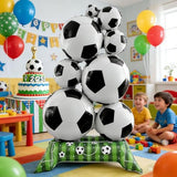 Soccer Foil Balloons - 1Pcs 59 Inch Large Self-standding Soccer Ball Decoration, Sports/Birthday Themed Party Supplies for Soccer Fans, Champion Trophy Party 2026 World Cup Decor