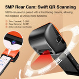 Pos Pda Receipt/Label Printer, Android 14 Handheld Pos Printer 3Gb+32Gb With 2D Barcode Scanner With Nfc Reader,Wifi/Gps/Bt/5G Full Network Connection 6.5" Touchscreen 80Mm/58Mm Label Printing