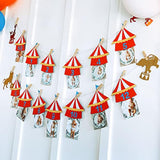 The Big One Circus Themed 1St Birthday Banner - Carnival Photo Banner
