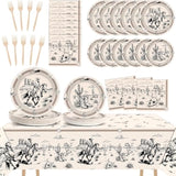 Cowboy Birthday Plates Napkins For Kids Boys Western Party Theme Supplies Decorations Rodeo Bachelor Paper Cake Tableware Set Tablecloths Serves 24 Guests Cowboy Ranch Wild West Party Favors