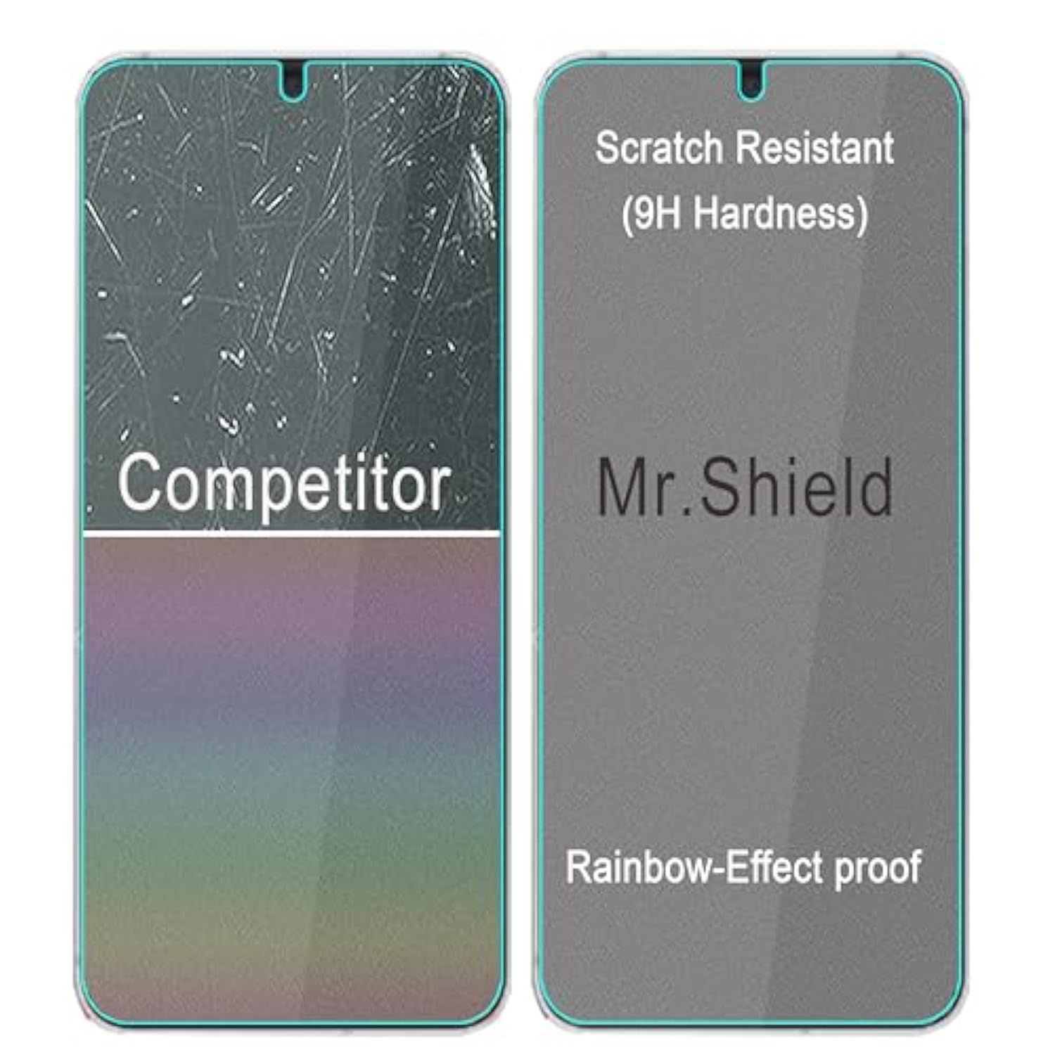 3-Pack Samsung Galaxy S24/S25 Tempered Glass Screen Protector 9H