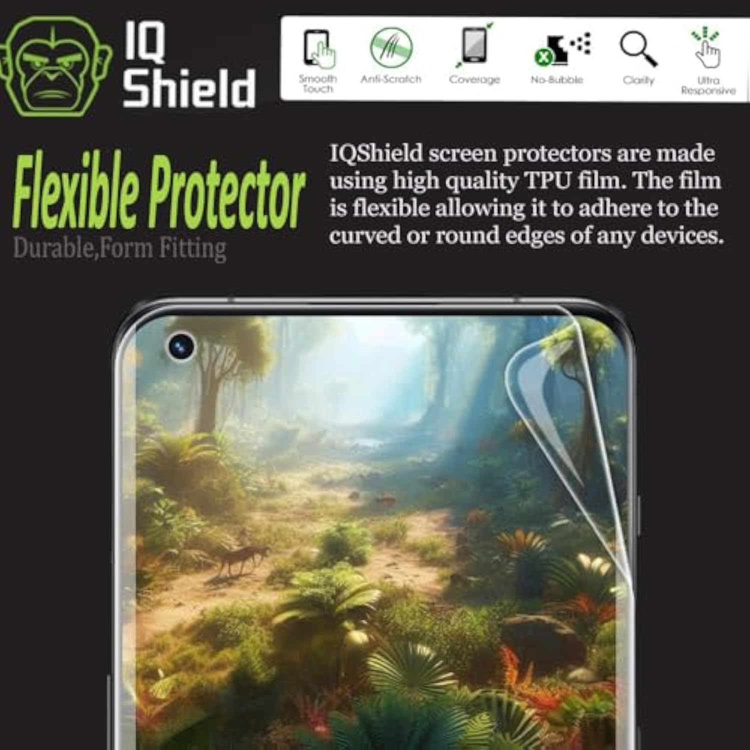 Screen Protector Compatible With Oneplus 11 (2-Pack) Anti-Bubble Clear Tpu Film