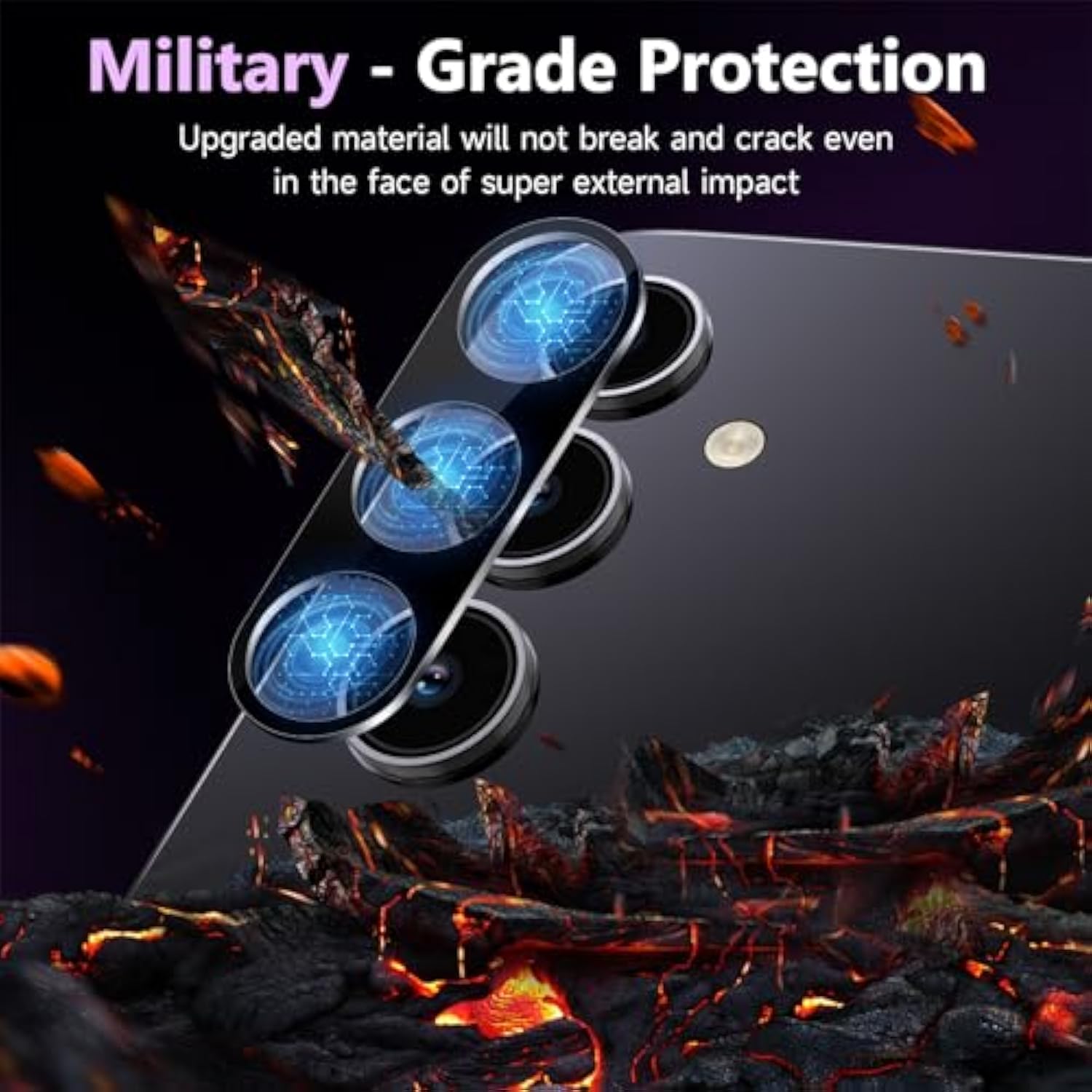 2+2 Pack Samsung Galaxy A15 5G Privacy Screen Protector With Camera Lens Protector For Galaxy A15 5G Screen Protector, Full Coverage, Case Friendly