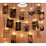 Photos Clips String Lights 20 Led Battery Operated Fairy String Lights For Bedroom Hanging Photos, Room Decor For Teen G