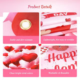 Happy Valentine'S Day Door Cover Large Fabric Valentines Day Accessori