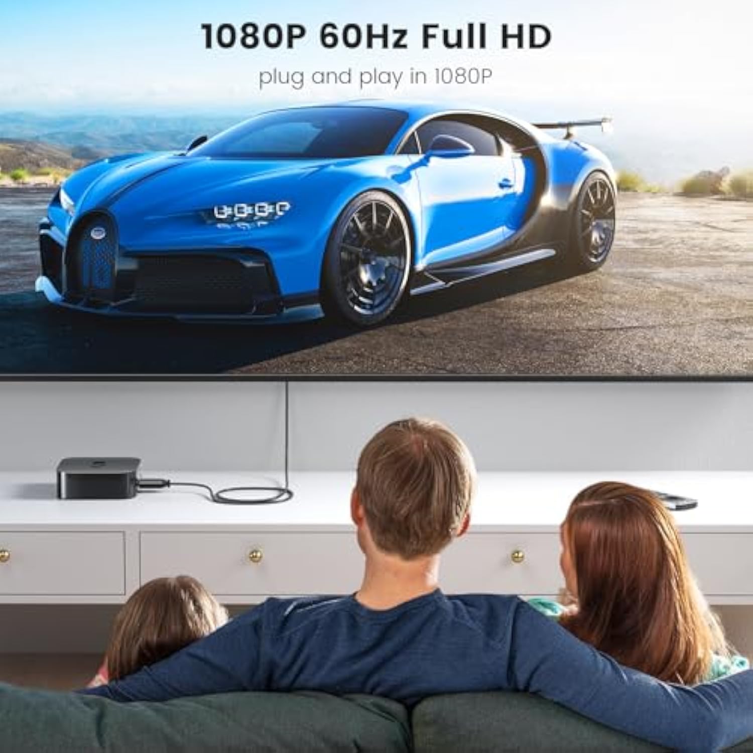 Hdmi To Vga Cable 6.6 Ft, Hdmi To Vga Adapter Cord Male To Male Uni-Directiona