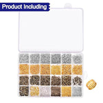 2880 Pcs Jewelry Making Findings Supplies Kit With Open Jump Rings, Lobster Clasps, Crimp Beads, Screw Eye Pins, Head Pins, Earing Hooks And Earing Backs