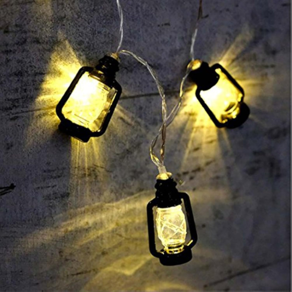 20 Leds 3M/10Ft Mini Retro Kerosene Lantern Led String Lights,Battery Powered Fairy String Lights For For Christmas Deco