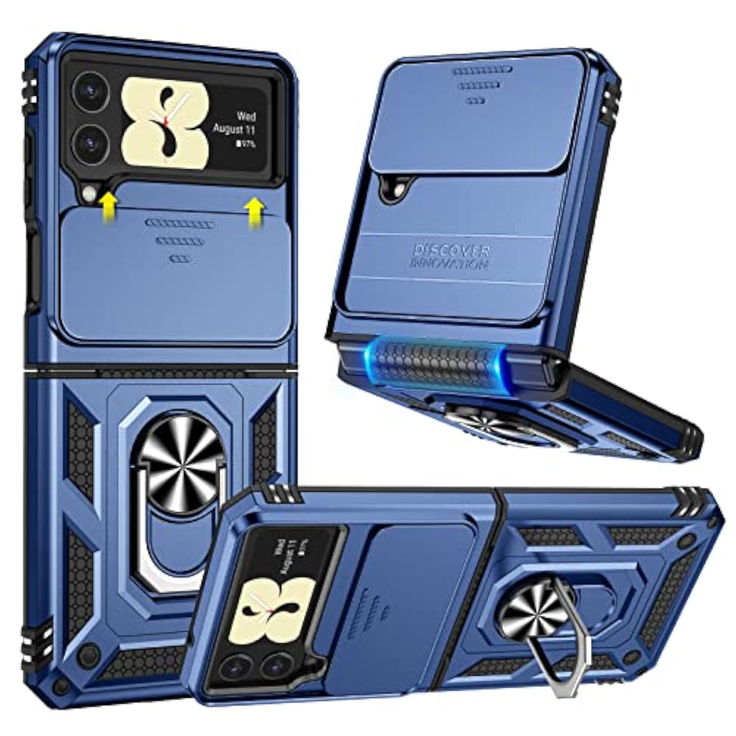 Samsung Z Flip 4 Case Case with Camera Cover