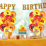 45 Pcs Latex Fire Truck Balloons Fire Truck Birthday Party Balloons Orange Red Yellow Firefighter Birthday Party Decorations For Kids Rescue Theme Decorations, Firefighter Favor Supplies