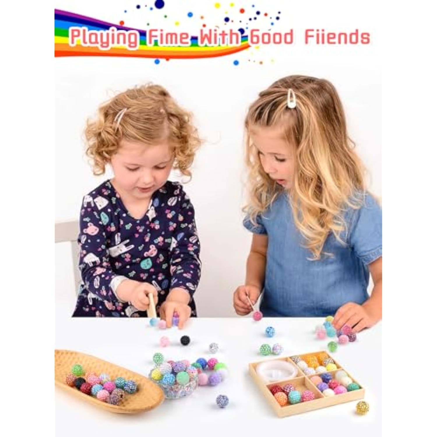 120pcs 20mm Sparkly Rhinestone Beads for DIY Jewelry & Craft Making