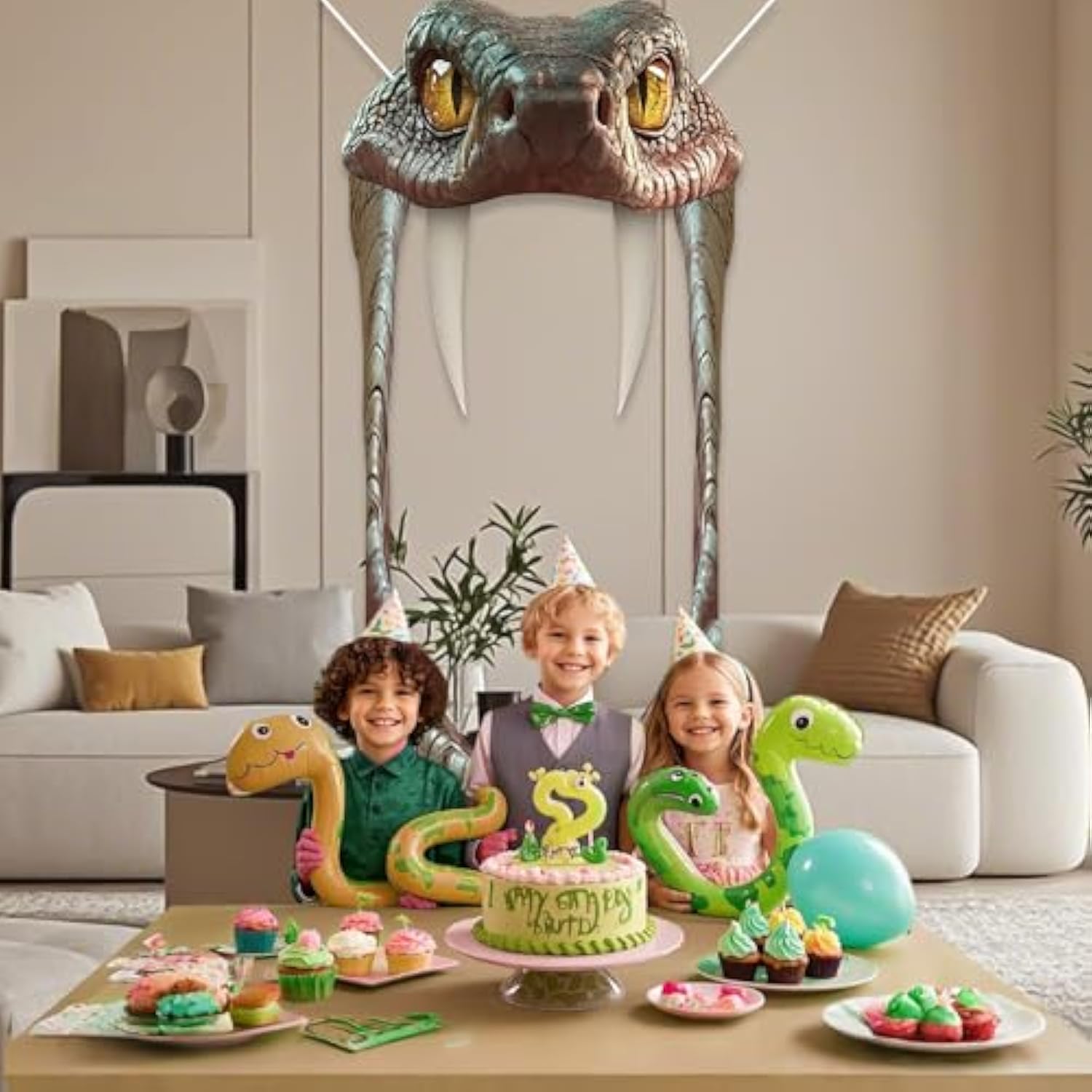 Snake Birthday Party Decorations Snake Door Banner Porch Sign For Boys Snake Birthday Party Backdrop Hanging For Baby Shower Party Supplies Favors