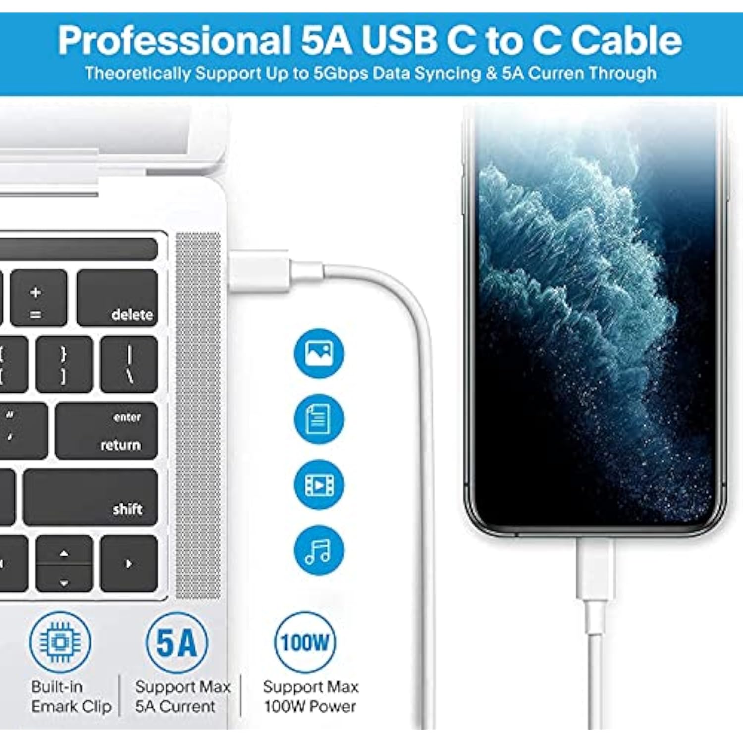 Mac Book Pro Charger - 96W Usb C Charger Power Adapter For Usb C Port Macbook