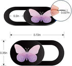 3-Pack Ultra Thin Butterfly Camera Cover for Laptop, Smartphone, Tablet, PC