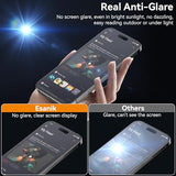 2 Pack Matte Privacy Glass Screen Protector for iPhone 15 Pro Max Anti-Glare & Anti-Spy,Anti-Reflection, Smooth as Silk, Military-Grade 9H