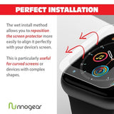 (8-Pack) Screen Protector Compatible with Samsung Galaxy Watch 7 (44mm) Screen Protector [Flexible Clear Film] Case Friendly Accessories