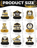 9Pcs Graduation Centerpieces for Tables 2026, Graduation Table Decorations