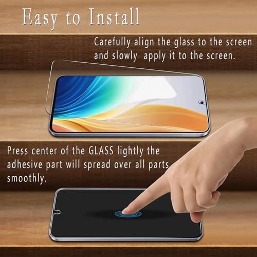 (2 Pack) Designed for  Galaxy S26 Tempered Glass Screen Protector, Support Fingerprint Unlock, Anti Scratch, Bubble Free