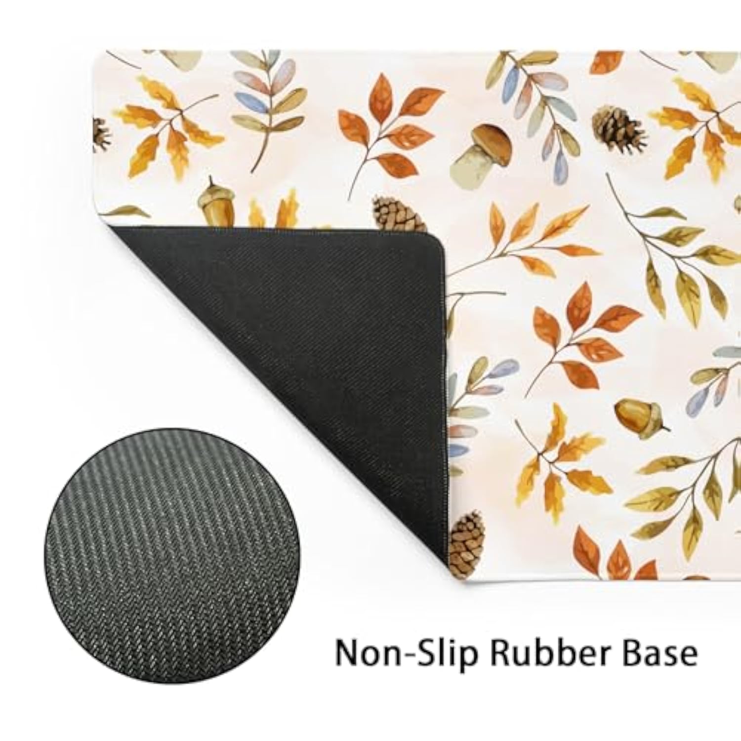 Fall Leaf Gaming Mouse Pad Xl Autumn Orange Leaves Extended Large Mousepad