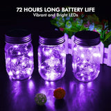 12 Pack Fairy Lights Battery Operated String Light?7Ft 20Led Waterproof Silver Wire Christmas Lights Outdoor,Firefly Min